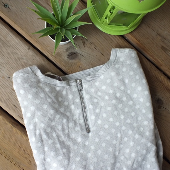 LOFT 3/4 Zip Up Knit Top Size XS - Picture 3 of 3